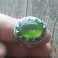 انگشتر نقره زبرجد اعلاء