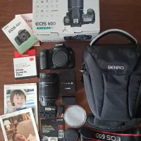 دوربین Canon 60D + لنز 18-135 IS لوازم کامل