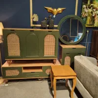 ست حصیری جدید(میزtv-آینه کنسول-جاکفشی)