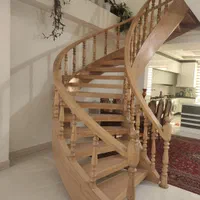 پله دوبلکس چوبی ، نرده چوبی|خدمات پیشه و مهارت|کرمانشاه, |دیوار