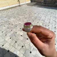 انگشتر یاقوت سرخ معدنی|کلکسیون اشیاء عتیقه|رفسنجان, |دیوار