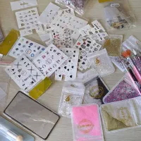 وسایل کاشت ناخن(تا پنجشنبه ب این قیمت فروش فوری)|آرایشی، بهداشتی، درمانی|کرمانشاه, |دیوار