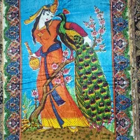 تابلو فرش ابریشم قدیمی