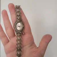 ساعت نقره زنانه