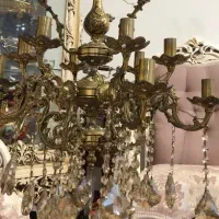 لوستر برنج|لوستر و چراغ آویز|رامسر, |دیوار