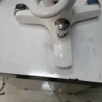 شیر سفید کروم حمام وظرفشویی