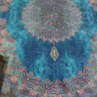 فرش ماشینی درحد نو ۹متری یک جفت