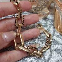 دستبند زیبا و ترند پلنگی طلا