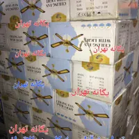 پنکه سقفی لوستری ۴ چهار پره لامپ خور ۴ فصل چوبی|پنکه و تصفیه‌کنندهٔ هوا|تهران, جیحون|دیوار