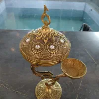۴تکه ظروف پذیرایی برنجی