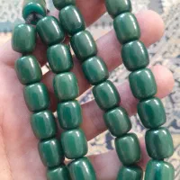 تسبیح سندلوس المان سبز رگدار یشمی