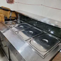 کانتر گرم گازی چهار لگنه در حد نو