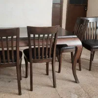 میزناهارخوری میز ۶نفره با ۶ صندلیش
