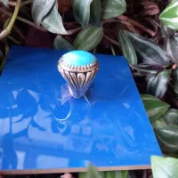 انگشترفیروزه اصل نیشابوروعقیق سرخ طوقداریمنی|جواهرات|اردبیل, |دیوار