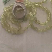 انگشتر نقره با نگین عقیق پرتقالی تسبیح شاه مقصود|جواهرات|ماهدشت, |دیوار