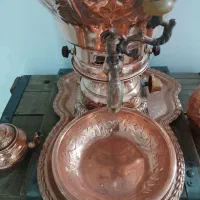 سماور گازی مسی|سماور، چای‌ساز، قهوه‌ساز|نجف‌آباد, ویلاشهر|دیوار