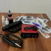 دستگاه تتو با ترانس و همه لوازم