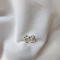 انگشتر پاپیونی نقره ای|بدلیجات|ساری, |دیوار