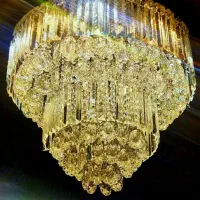 لوستر کریستالی ،مدل رستا ،کد 9946|لوستر و چراغ آویز|قم, نیروگاه|دیوار