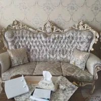 مبل سلطنتی ۹ نفره|مبلمان خانگی و میز عسلی|خاش, |دیوار