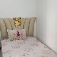 تخت ۱۲۰ به همراه پاف و کمد