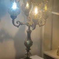 شمعدان برنجی سنگین|چراغ خواب و آباژور|هشتگرد, شهرک ولیعصر (مصلی)|دیوار