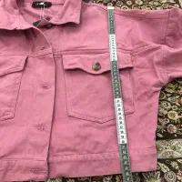 کت کتان صورتی سایز ۳۸|لباس|تهران, زرکش|دیوار