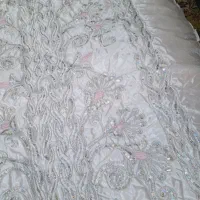 روتختی عروس تماما منجوق دوزی سفید|سرویس روتختی|سمنان, |دیوار