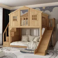 تخت خواب نوجوان و تخت دو طبقه کمد و ویترین نوزاد