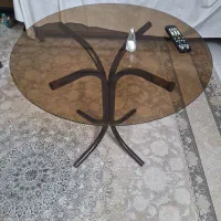 میز شیشه ای|میز و صندلی غذاخوری|قم, اسمعیل آباد|دیوار