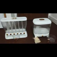 ست جا برنجی و جا حبوباتی|ظروف نگهدارنده، پلاستیکی، یک‌بارمصرف|هرسین, |دیوار