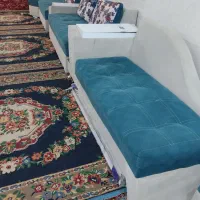 مبل نه نفره و میزه تلویزیون