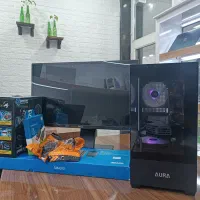 کیس گیمینگ نسل 9 با مانیتور