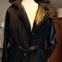 کاپشن کلاه دار آستین جرم کمربند جرم