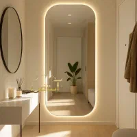 آینه قدی بک لایت مستطیل