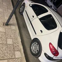 206 تیپ2رنگ سفید مدل1388دور رنگ سفید اقساطی چکی|خودرو سواری و وانت|مشهد, الهیه|دیوار