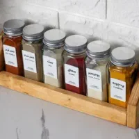 جاادویه مکارتی درب چوبی.لیبل.استند|آب‌چکان و نظم‌دهنده ظروف|تهران, مولوی|دیوار