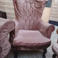 مبل۷نفره|مبلمان خانگی و میز عسلی|ابریشم, |دیوار