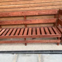 صندلی الاچیق چوبی|میز و صندلی غذاخوری|رویان, |دیوار