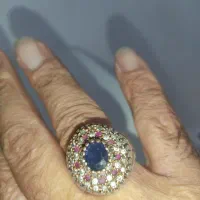 انگشتر چند نگین ،عتیقه و بی نظیر