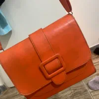 کیف نارنجی خوشگل