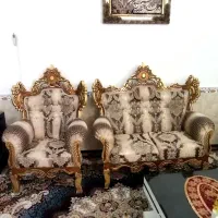 مبل سلطنتی7نفره درحد نو|مبلمان خانگی و میز عسلی|مشگین شهر, |دیوار