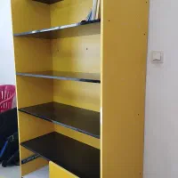 کتابخانه تمام (ام دی آف کارگاهی ) محکم و سنگین.|کتابخانه، شلف، قفسه‌های دیواری|کرمانشاه, |دیوار