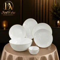 سرویس آرکوپال گرد لب طلا ۲۶ پارچه مقصود