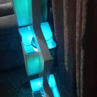 آباژور.گلدان با گل.تابلو ان یکادو|چراغ خواب و آباژور|مسجد سلیمان, |دیوار