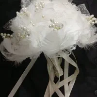 گل سفید عروس|گل مصنوعی|سراب, |دیوار