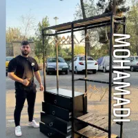 ابران رخت اویز رگال دار ۹۸۳ آینه پارتیشن پاراوان