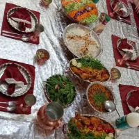 زیربشقابی زیر بشقابی دستمال پاپیونی رنگ زرشکی