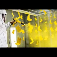 خدمات رنگ کوره ای نقاشی رنگ پودری استاتیک وبرشکاری