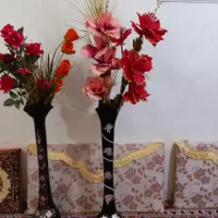 دو عدد گلدان گل های مصنوعی|گل مصنوعی|خلخال, |دیوار